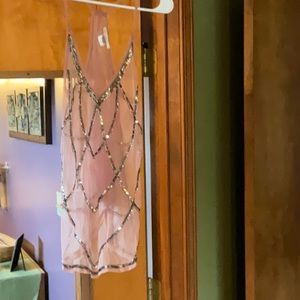 Body Central sheer sleeveless top